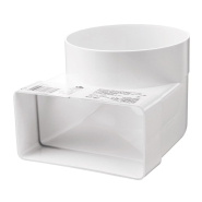 Коліно ВЕНТС 823, 204х60 /д,150 Україна, 0000226090