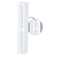 Бра ALDEX Klip white 734D, 2х60WхE27, 50х8х8,5 см