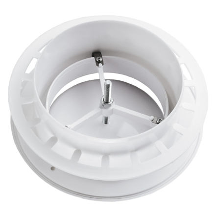 Анемостат с фланцем Вентс А 125 ВРФ АБС, 0000221505