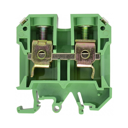 Клеммник винтовой JXB-35х35 зелёный, АСКО-УКРЕМ, A0130010020
