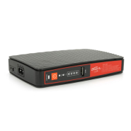 ДБЖ для роутера, GPON, модему UPS DC1018P, 18 Вт, 5/9/12 В, 1/2 А, 8000 мАг, чорний