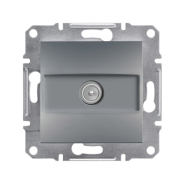 Розетка TV концевая Schneider Electric ASFORA, сталь, ЕРН3200162