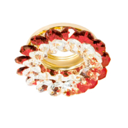 Світильник точковий Feron CD4147, MR11, 35W, червоний/золото