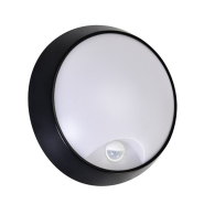 Світильник LED з датчиком руху HOROZ SORENTO, 20W, 120°, IP54, 80мм х 220.38мм, чорний, 071-017-0020-020