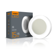 Світильник LED VIDEX, ART, IP65, 15W, 5000K, 1100Lm, круглий, білий, 25244