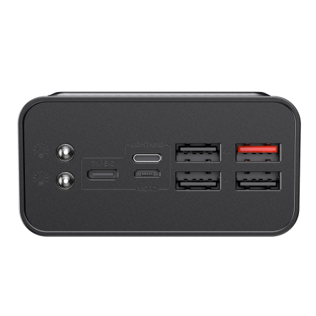 Повербанк (УМБ) HAVIT HV-PB56, 40000 мАч, Black QC+PD