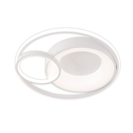 Світильник SMART VIOLUX DUOS 100W, 3000K-5000K 6000Lm, пульт, білий, 500мм, 220795 - 1