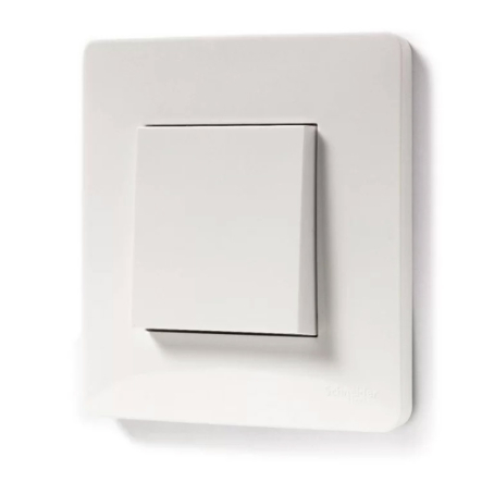 Рамка однопостовая Schneider Electric NU200218 (белая) UNIСA Studio