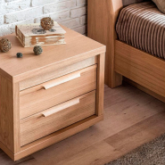 Тумба Мебус Прайм 2Ш 590х380х520 мм, дуб, ваниль