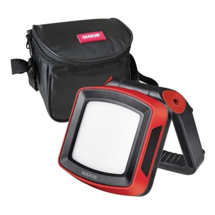 Прожектор светодиодный MAXUS Portable Emergency LED Light 8W 4100K IP65 5000mAh RED