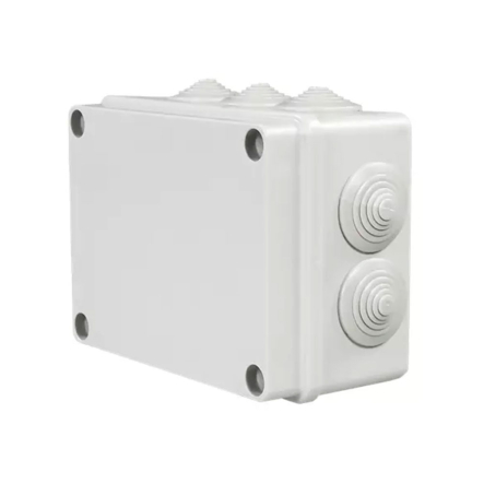 Коробка распределительная PAWBOL S-BOX 306, 150х110х70, IP55, 10 сальников, серая - 1