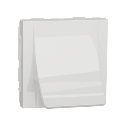 Вывод кабеля 16А 2 модуля Schneider Electric UNIСA New, белый, NU386218 - 1
