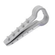 Дюбель-ялинка, затискач, для плоского кабелю D16мм