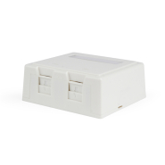 Розетка двухпортовая RJ45 ,5cat ,внешняя