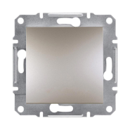 Выключатель одноклавишный, перекрестный, самозажимной, Schneider Electric ASFORA, бронза, EPH0500169