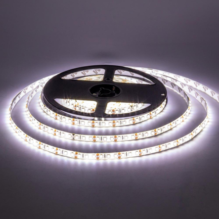 Світлодіодна стрічка біла AVT-60 Led/m 4,8 W/m 12V lP20 - 1
