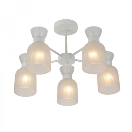 Світильник Ardero BL1650ARD SHARLOTT, під лампу E14х5, ⌀530х330мм, білий - 1