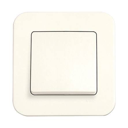 Выключатель 1 кл., VIKO Rollina, 90421001, крем - 1