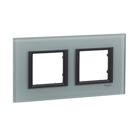Рамка Schneider Electric Uniсa Class 2-я, матовое стекло, MGU68.004.7C3 - 1