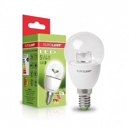 Лампа світлодіодна EUROLAMP 5 Вт, 3000K, E14, 220 В, G45 - 1