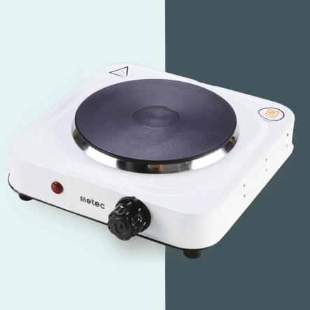 Плита электрическая настольная дисковая METEC ES-01SDG, 1000Вт - 1 Плита электрическая настольная дисковая METEC ES-01SDG, 1000Вт - 1