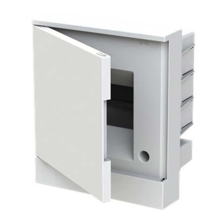 Щит розподільчий ABB BASIC E, 1SZR004002A1102, 6 модулів вбудований, IP41 (не прозорі дверцята) - 1