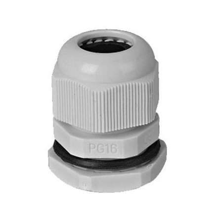 Сальник TechnoSystems PG 16 d10-14мм, IP68, білий, TNSy5500022 - 1