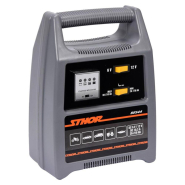 Зарядний пристрій для акумуляторів Vorel STHOR 6-12 В, від 230 В, 10,3 А, 26-210Ач, 82544