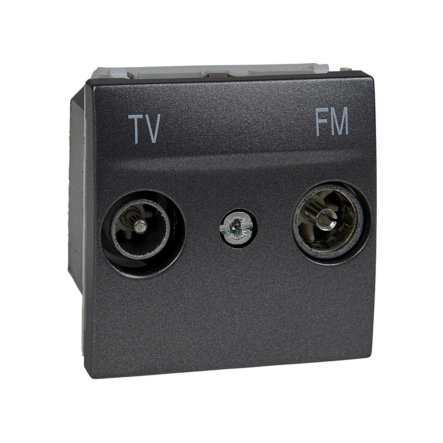 Розетка телевизионная ТV+FM индивидуальная Schneider Electric Uniсa MGU3.451.12 - 1