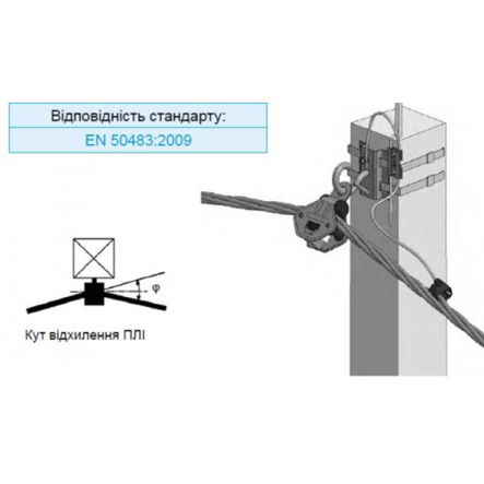 Зажим угловой поддерживающий GP2Q 4x(16-120)