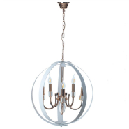 Люстра подвес ARTTOK 3599/5P FGD/CH+WT