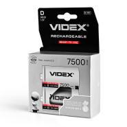 Акумулятори VIDEX HR20/D 7500mAh double blister (блістер 2шт/ціна 1шт), 24476