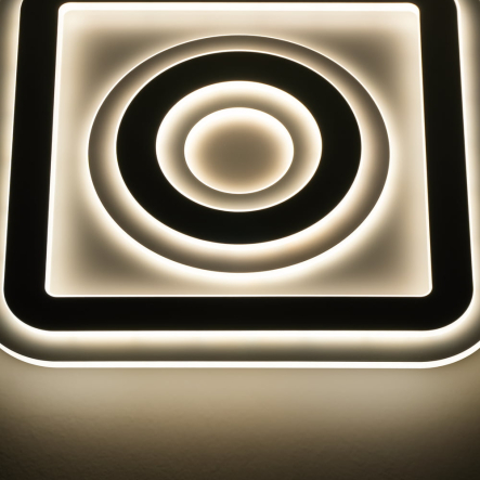 Светильник VIOLUX Smart KOLIZEY, 150W, 3000-4500-6000К, 10000Lm, 500 мм, квадрат, белый, 220455