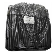 Стрижні клейові 1кг пачка Lemanso 8x200мм чорні, LTL14009