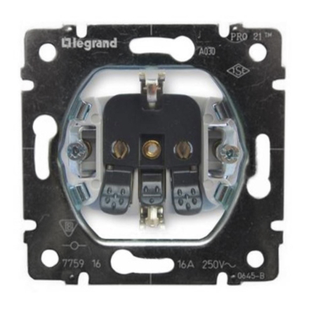 Розетка с заземлением PRO21 Legrand Galea Life, 775920 - 1