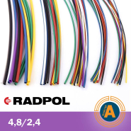 Трубка термоусадочная RADPOL, RCH1 4,8/2,4Х1-FIOL фиолетовая