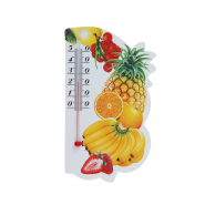 Термометр &quot;Фрукты&quot;, комнатный, 15х8,5 мм, на магните, Украина