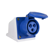 Гнездо стационарное АСКО-УКРЕМ, A0080040001, ГС 16А/3 2P+PE