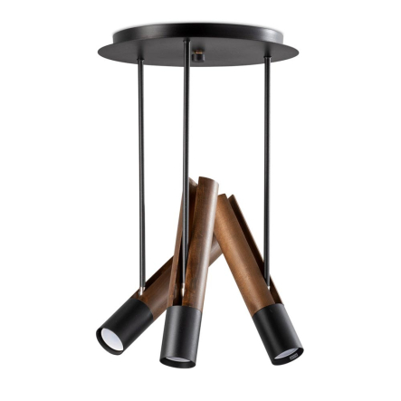 Люстра N&B Light "ГЛЕЙЗ Wood" 40908, 3хGU10, 500х340 мм - 1