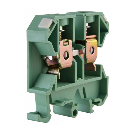 Клеммник винтовой JXB-35х35 зелёный, АСКО-УКРЕМ, A0130010020