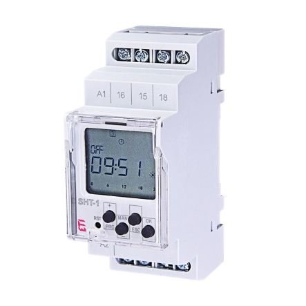 Программируемое цифровое реле ETIMAT SHT-1 UNI 12-240 AC/DC (1x16A_AC1), 2470051 - 1