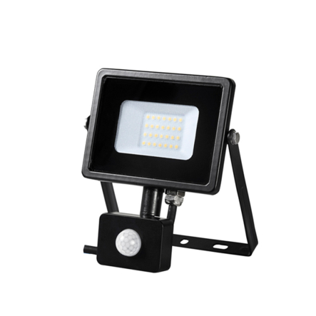 Прожектор з датчиком руху LED DELUX FMI 10 LED 30W, 6500K, IP44 - 1