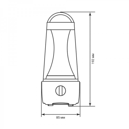 Фонарь аккумуляторный Ledcoin EL305, 10Вт, белый