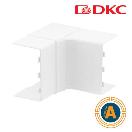 NIAV Угол внутренний, ДКС, 01721, 25х30 изменяемый (70-120°), белый, RAL9001 - 1