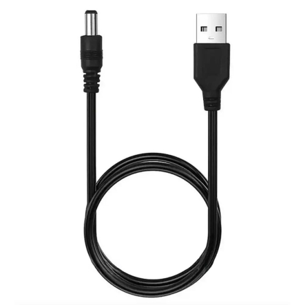 Кабель для роутера USB от павербанка 12V, 5,5x2,1mm