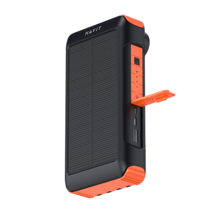 Захищений повербанк HAVIT HV-PB5126, 20000 мАг, з сонячною батареєю, 27558 - 1