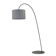 Торшер Nowodvorski 6818, Alice grey 1x60WxE27, 181x200 см, серый