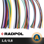 Трубка термоусадочная RADPOL, RCH1 1,6/0,8Х1-C чёрная