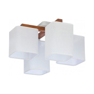 Люстра TK-lighting TORA WHITE 4163, 4хЕ27х60 Вт 47х47 см