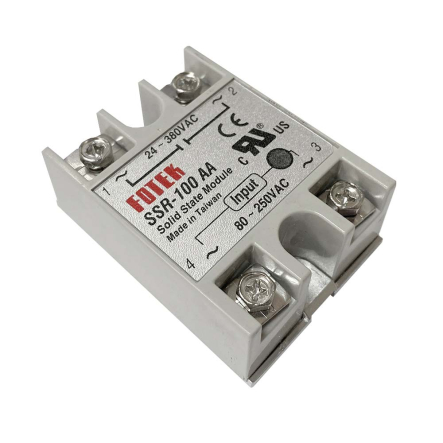 Реле твердотельное Fotek SSR-100АA, 100А, 24-380В AC - 1
